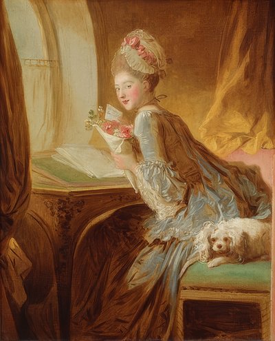 Kærlighedsbrevet. Begyndelsen af ​​1770