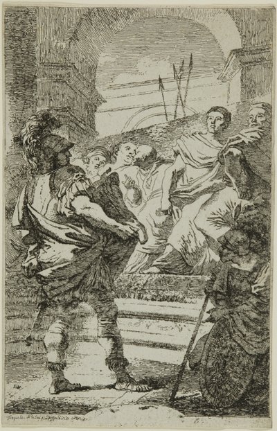 Fabius Maximus før det karthagiske senat af Jean Honore Fragonard