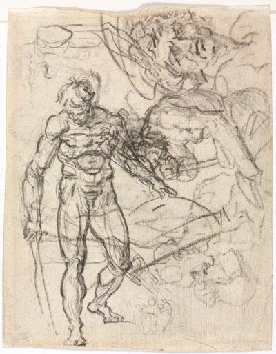 Figurstudier (verso) af Jean Honore Fragonard