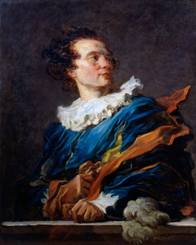 Fantasyfigur: Portræt af abbeden af Saint-Non, 1769 af Jean Honore Fragonard