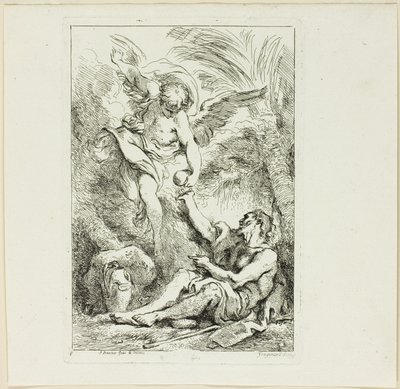 Eremithelgen i ørkenen af Jean Honore Fragonard