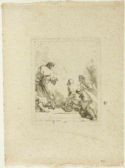 Eukaristiens institution af Jean Honore Fragonard
