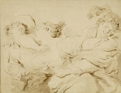 The Slap, 1785. af Jean Honore Fragonard