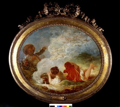 Le Pot au lait af Fragonard, sd. 1700-tallet. af Jean Honore Fragonard