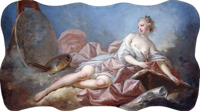 Personificering af maleri, af Jean Honore Fragonard