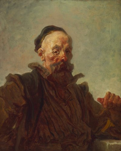 Portræt af en mand i spansk dragt, 1768-70 af Jean Honore Fragonard