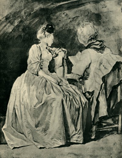 Reading, c1778, 1943. af Jean Honore Fragonard