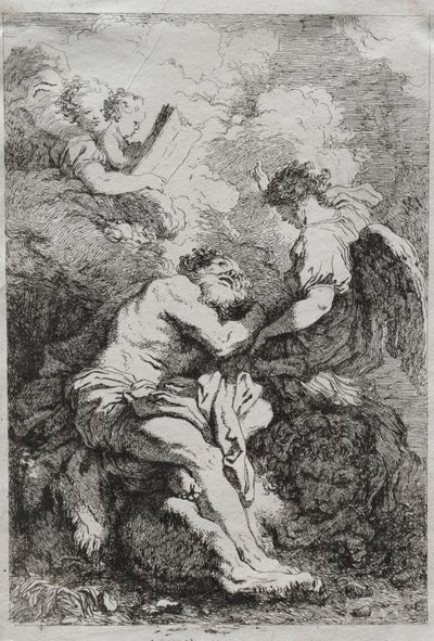 Sankt Jerome af Jean Honore Fragonard