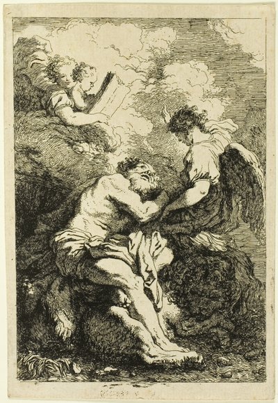 Sankt Jerome af Jean Honore Fragonard