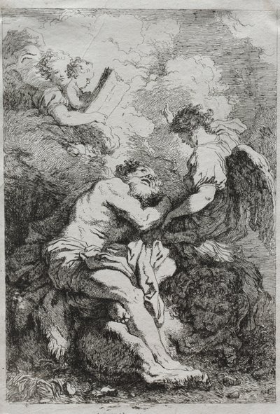 Sankt Jerome. af Jean Honore Fragonard