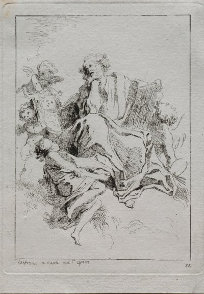 Sankt Lukas af Jean Honore Fragonard