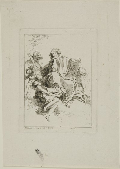 Sankt Lukas af Jean Honore Fragonard