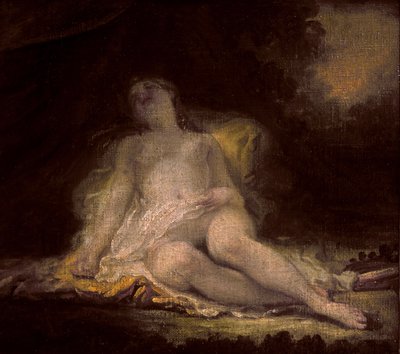 Sovende Bacchante af Jean Honore Fragonard