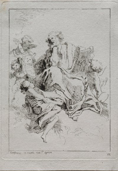 St. Luke. af Jean Honore Fragonard