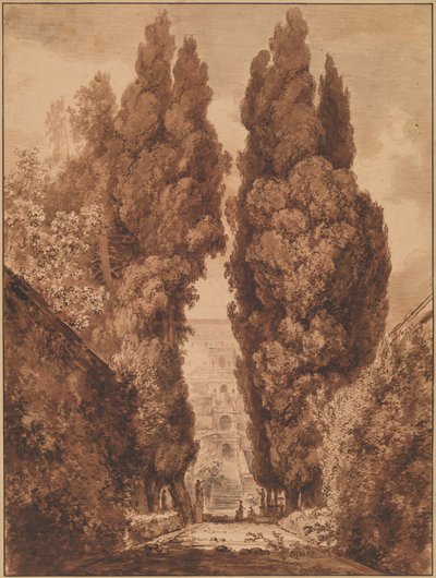 Cypressernes Avenue ved Villa d