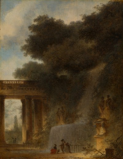 Kaskaden, ca. 1775 af Jean Honore Fragonard