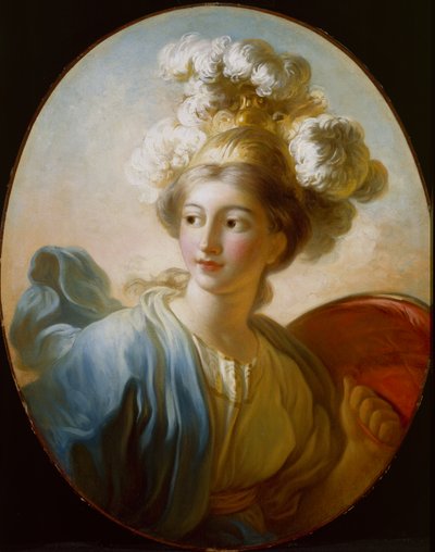 Gudinden Minerva, ca. 1772 af Jean Honore Fragonard