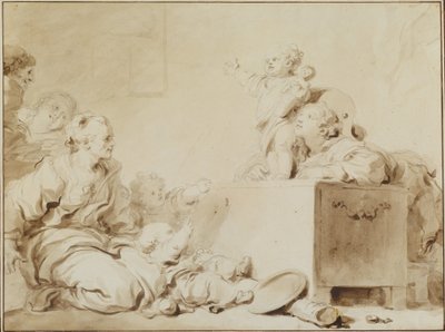 Den lille prædikant af Jean Honore Fragonard