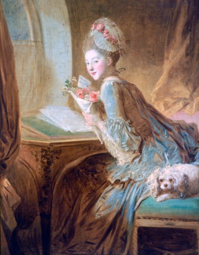 Kærlighedsbrevet, c1770 af Jean Honore Fragonard