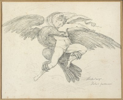 Voldtægten af Ganymedes efter Michelangelo af Jean Honore Fragonard