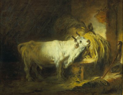 Den hvide tyr i stalden af Jean Honore Fragonard