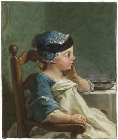 Dreng i en barnestol, 1736 af Jean II Restout