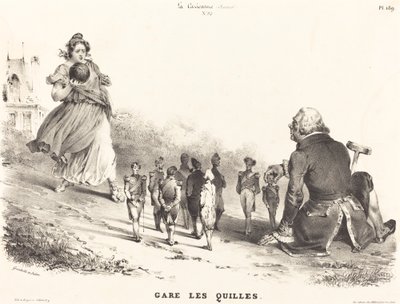 Parker Skittles af Jean Ignace Isidore Grandville