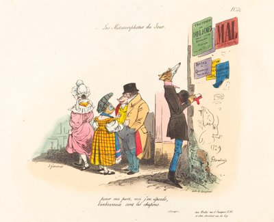 Dagens metamorfoser: Fortryd, eller aldrig til næste gang af Jean Ignace Isidore Grandville