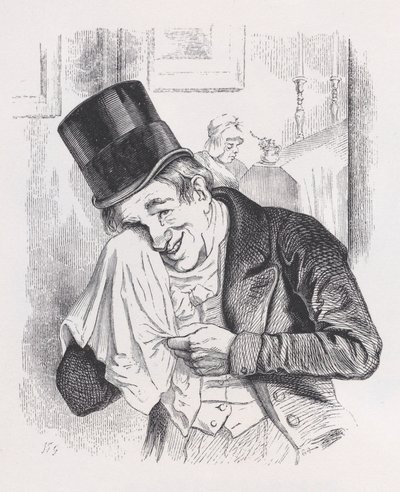 De Profundis fra The Complete Works of Beranger, 1836. af Jean Ignace Isidore Gérard