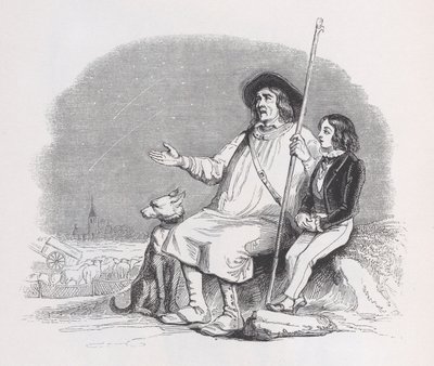 Stjerneskud fra The Complete Works of Béranger, 1836. af Jean Ignace Isidore Gérard
