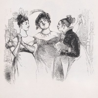 Disse damers mening fra Bérangers komplette værker, 1836. af Jean Ignace Isidore Gérard