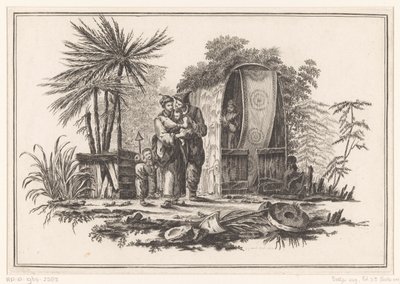 smag Ny bog med seks ark med forskellige historiske kinesiske emner, der repræsenterer naturens fem sanser (serietitel) af Jean Jacques Avril (I)