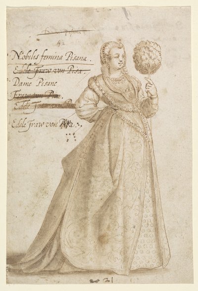 En ædel Dame af Pisa af Jean Jacques Boissard