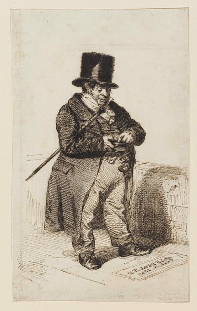 Rentier type, 1840. af Jean Jacques Grandville