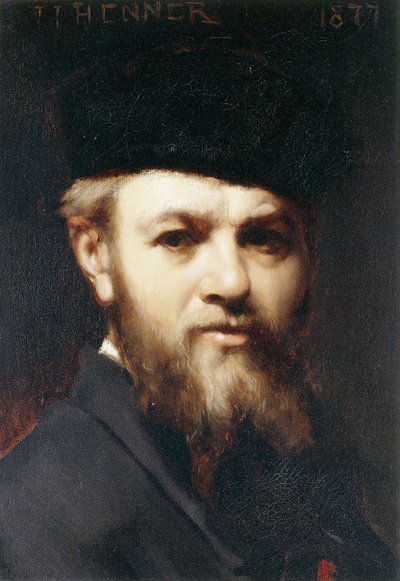 Et selvportræt, 1877 af Jean Jacques Henner