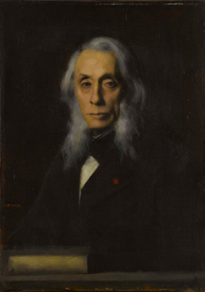 Portræt af Felix Ravaisson-Mollien 1813-1900, 1889. af Jean Jacques Henner