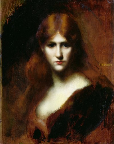 Portræt af en kvinde af Jean Jacques Henner