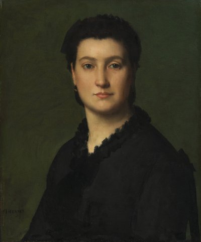Portræt af en kvinde af Jean Jacques Henner