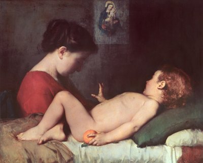 Det opvågnede barn af Jean Jacques Henner