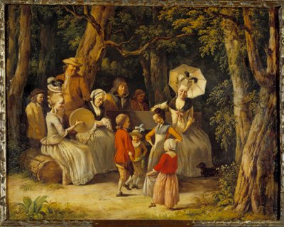 Børns dans 1700-tallet (olie på lærred) af Jean Jacques de Boissieu