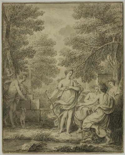 Diana og Actaeon af Jean-Jacques de Boissieu