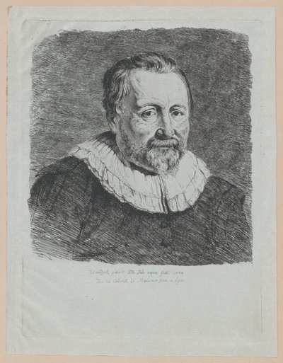 Portræt, efter Van Dyck, 1770. af Jean Jacques de Boissieu