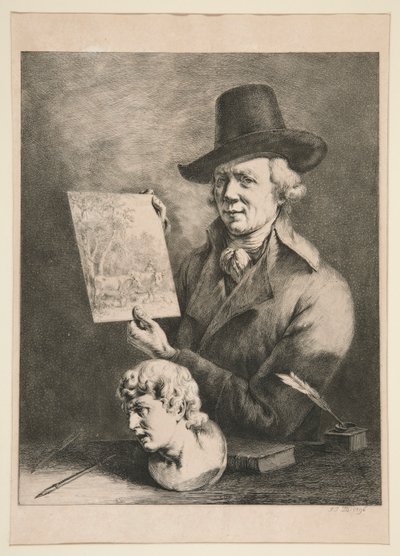 Selvportræt af Jean-Jacques de Boissieu