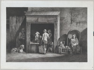Den offentlige skribent, 1790. af Jean Jacques de Boissieu