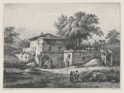 Det lille Oratorium, 1804. af Jean Jacques de Boissieu