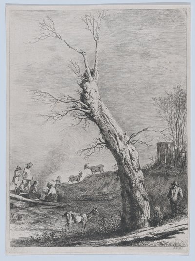 Winter, efter en tegning færdiggjort i Saint-Chamond, 1795. af Jean Jacques de Boissieu