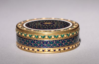 Rund æske, 1779-80 af Jean Joseph Barrière