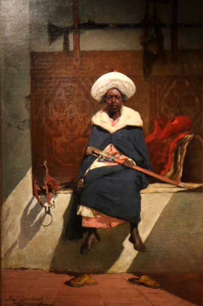 Den marokkanske bagmand Tahamy. af Jean Joseph Benjamin Constant