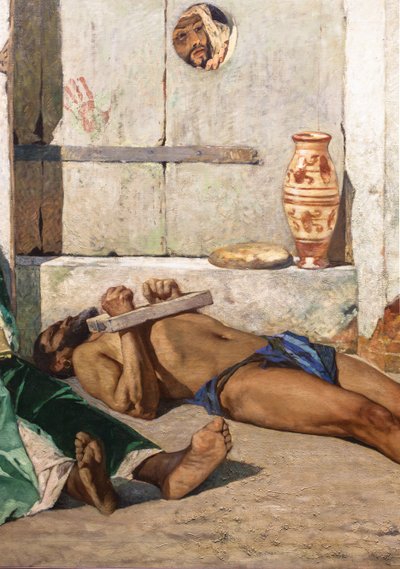 Marokkanske fanger (detalje) af Jean Joseph Benjamin Constant
