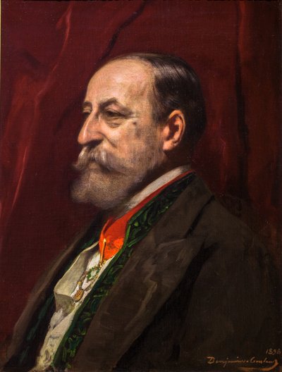 Portræt af Camille Saint-Saens af Jean Joseph Benjamin Constant
